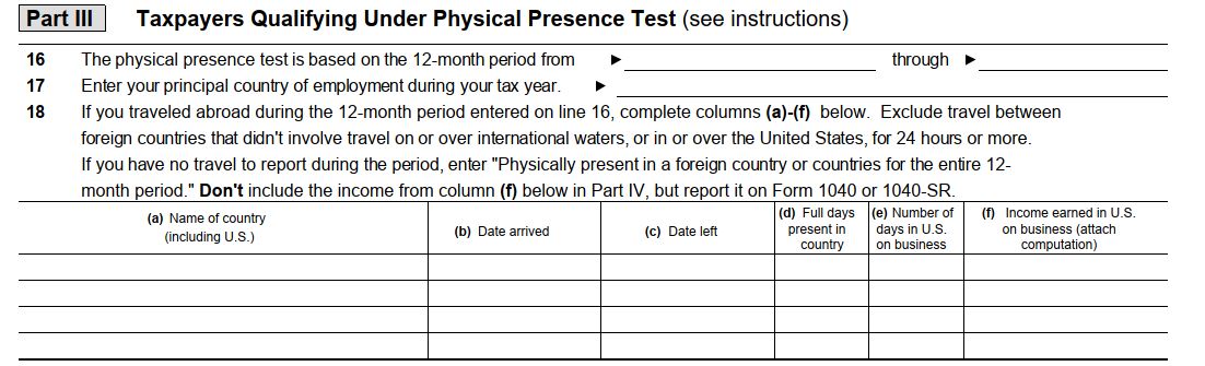 Physical Presence Test Taiwan